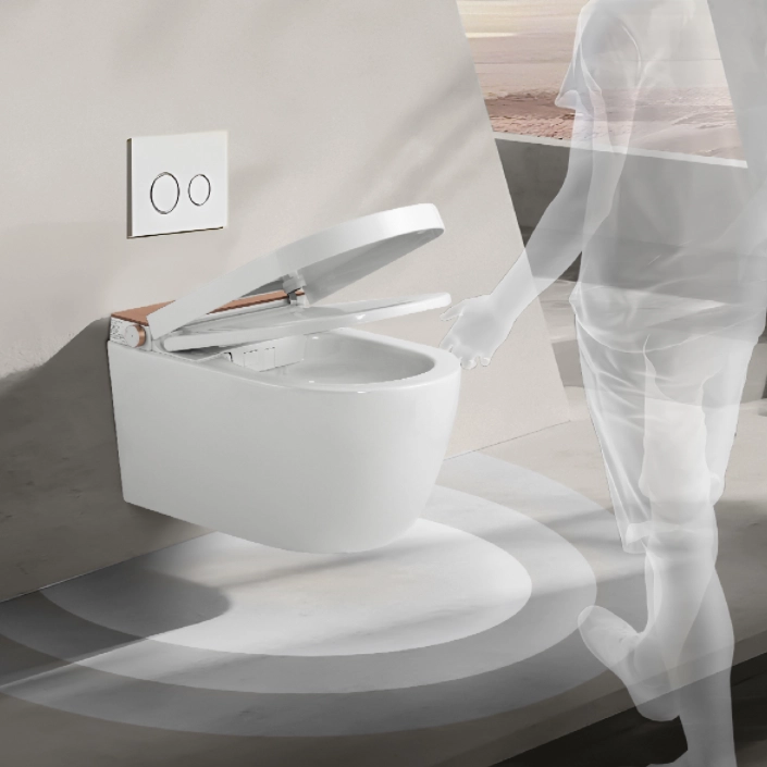 1.Auto Flush & Lid Operation-smart toilet yile