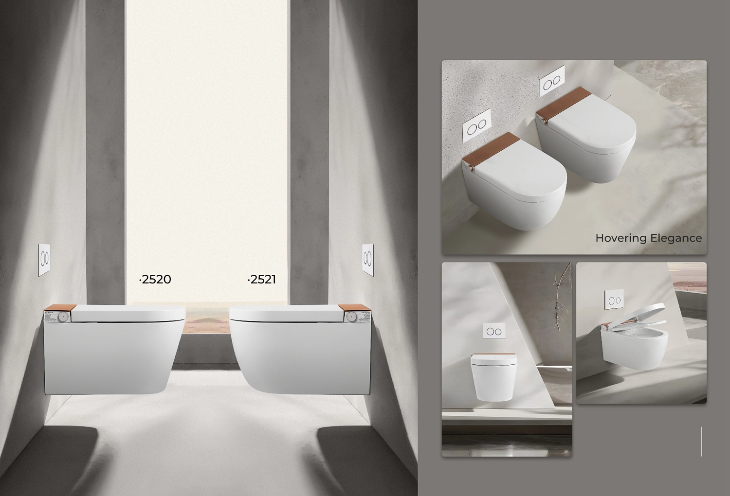 Morden Tankless Smart Toilet Großhandel, Energieeffiziente intelligente Toilette Hersteller (5)