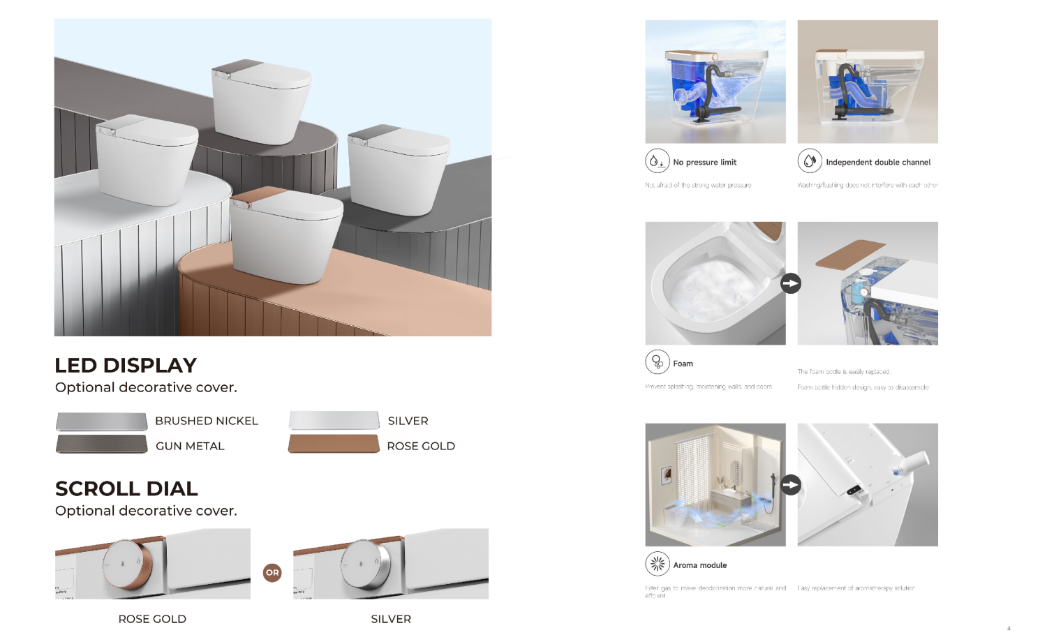 one piece smart toilet wholesale(5)