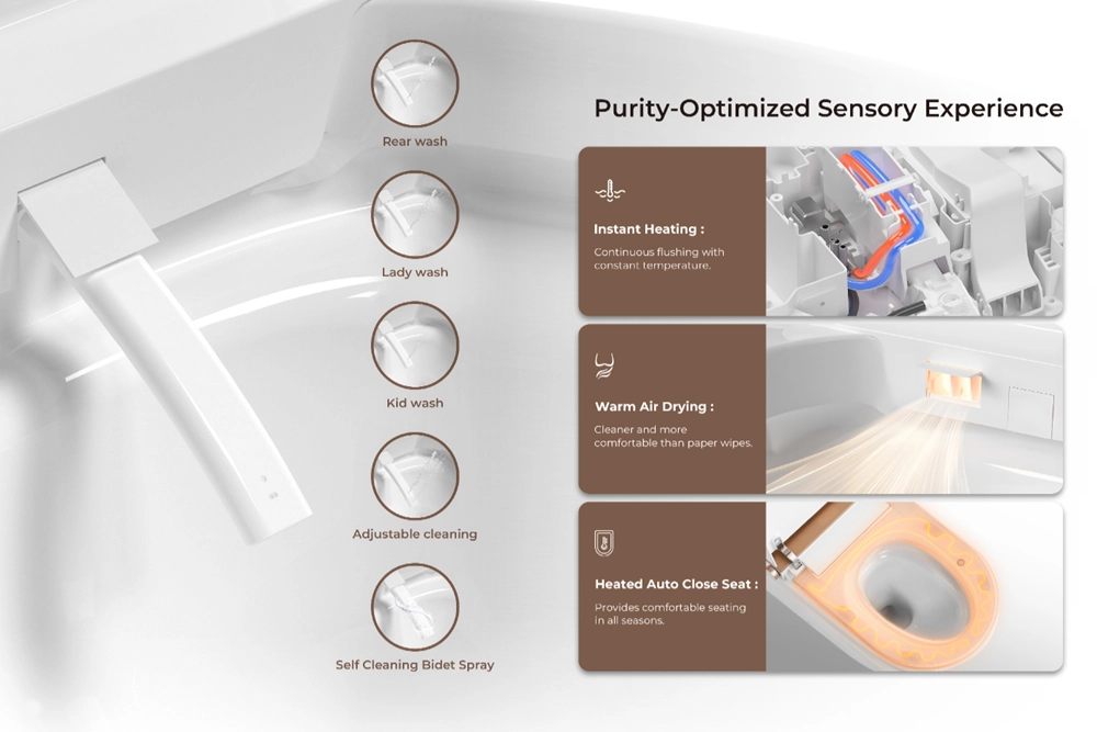 smart toilet Intelligent Suite design