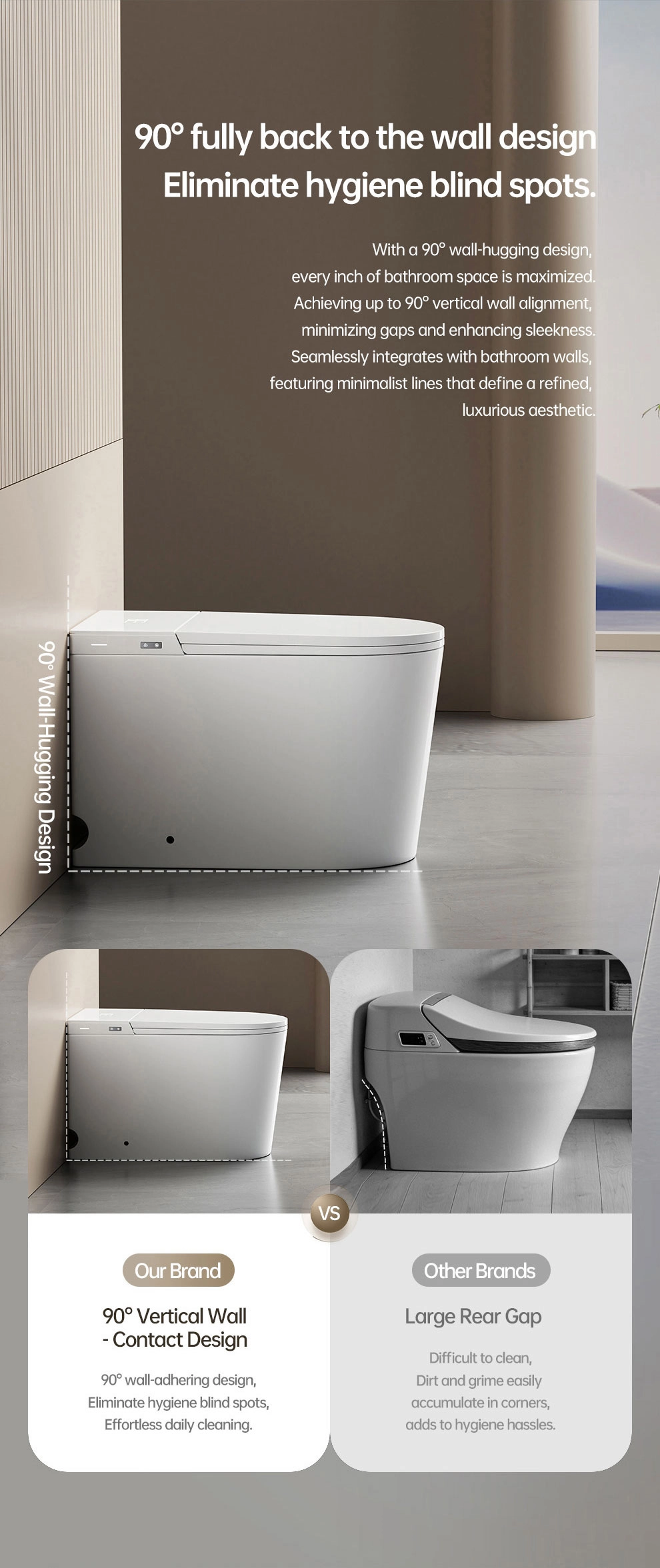 back to wall smart toilet wholesale(5)