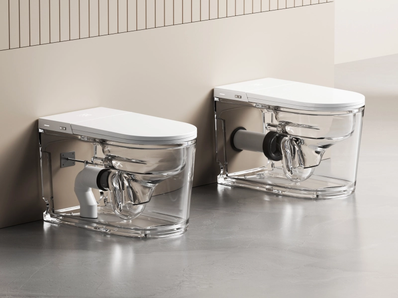 outlet (P-trap) and floor outlet (S-trap) smart toilet manufacturer