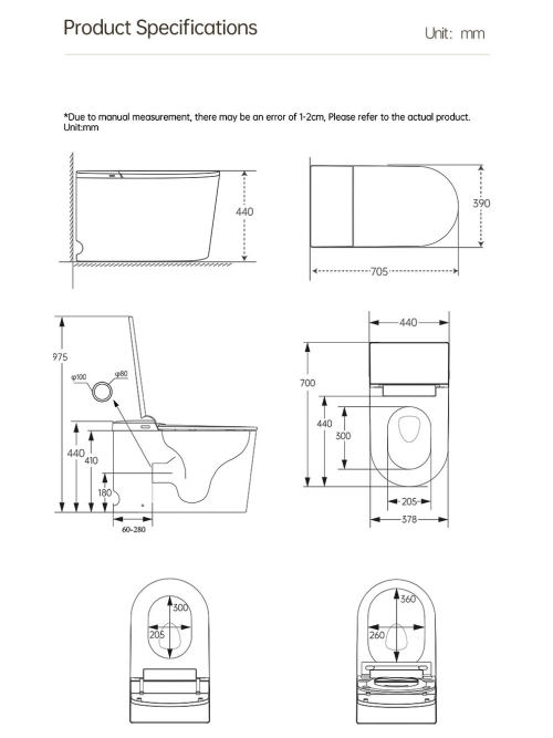 smart tankless toilet wholesale(3)